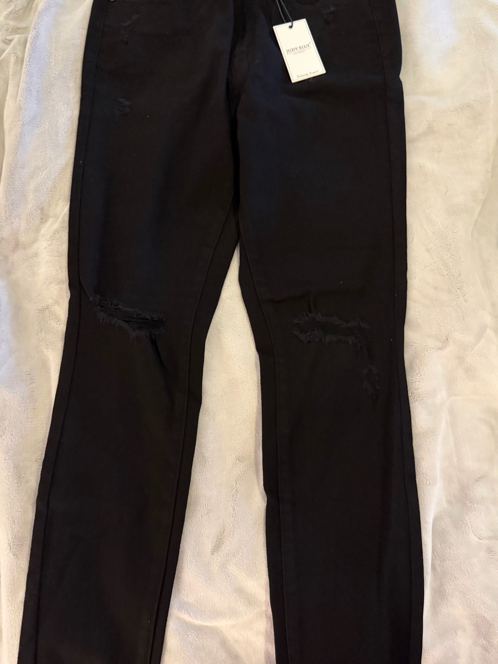 Judy Blue Women's Black Distressed Skinny Jeans